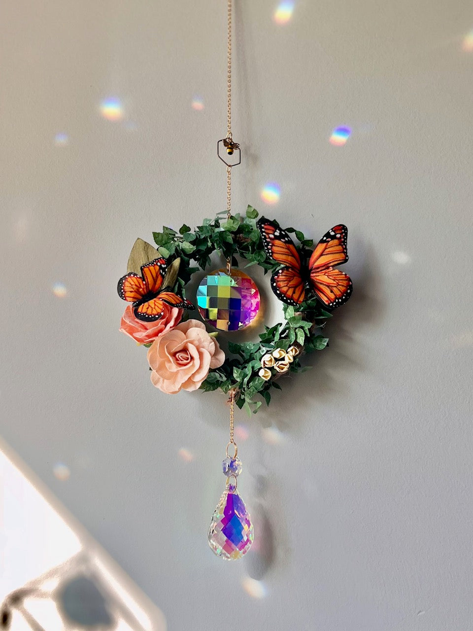 Suncatcher - Floral Butterflies