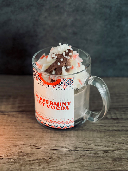 8oz. LIMITED EDITION Peppermint Hot Cocoa Candle