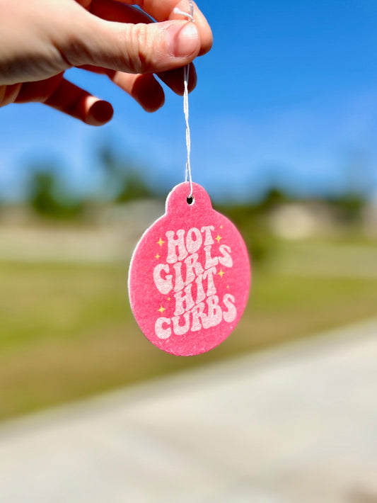 Scented Car Freshener - Hot Girls Hit Curbs