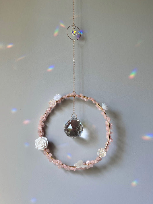 Suncatcher - Rose Quartz